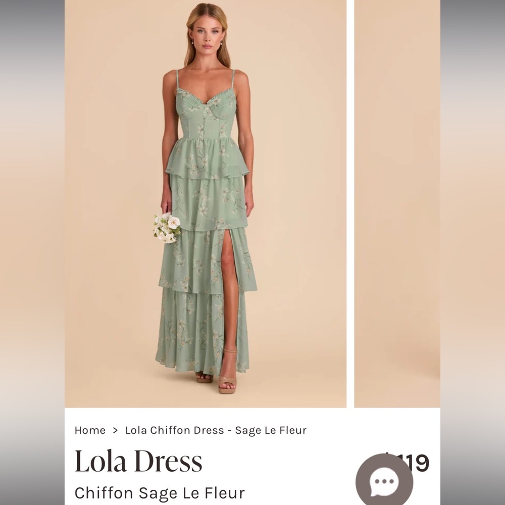 Birdy Grey Lola Dress
Chiffon 
Sage Le Fleur